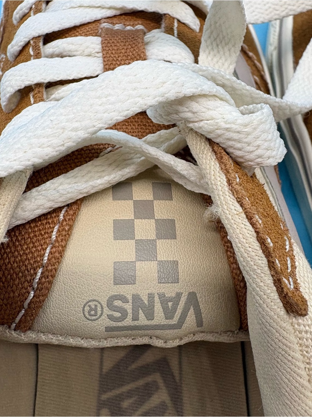 Vans Caldrone Low Top Skate Shoes Sneakers Brown Sugar/Tan Size 9 - Picture 5 of 7